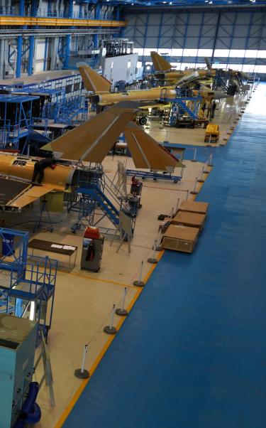The Eurofighter Typhoon final assembly line at TO Caselle plant (1)